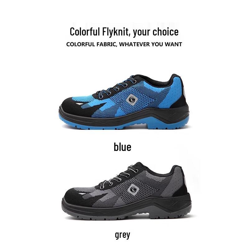 Gubante Breathable Fly-Knit Safety Shoes