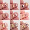 5pcs Tiny Crosses Stars Hearts Charms For Jewelry Make Stainless Steel DIY Bracelet Earring Necklace Pendant Accessory