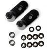 For 2003-2006 Jeep Wrangler Sun Visor Bracket Repair Kit 924-532 Black Aluminum