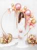 Balony Metaliczne Chrom 14 Cali, 50 Szt., Złoty