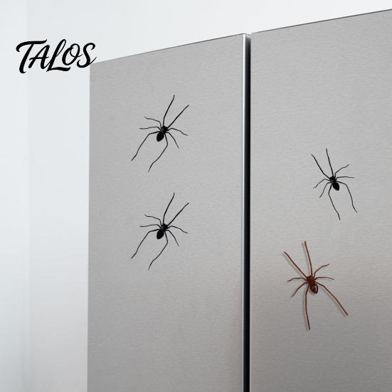 Halloween Themed Decor 3D Spider Fridge Magnet, Spooky Realistic Magnetic for Holiday Decorations Refrigerator, Car Surface, Garage Door, Parties,