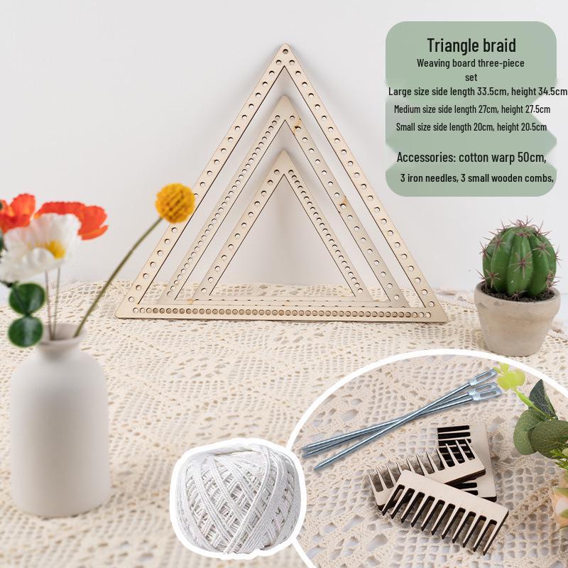 Children's Art Area Wool Knitting Board - DIY Weaving Material Kit for Kindergarten & Large Class Teaching