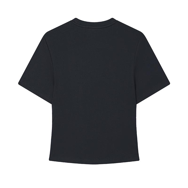 FILA Original Fashion Trendy Comfortable Versatile Casual Short Sleeve T-Shirt Women T-Shirts Legendary-Blue F11W529120F-NV