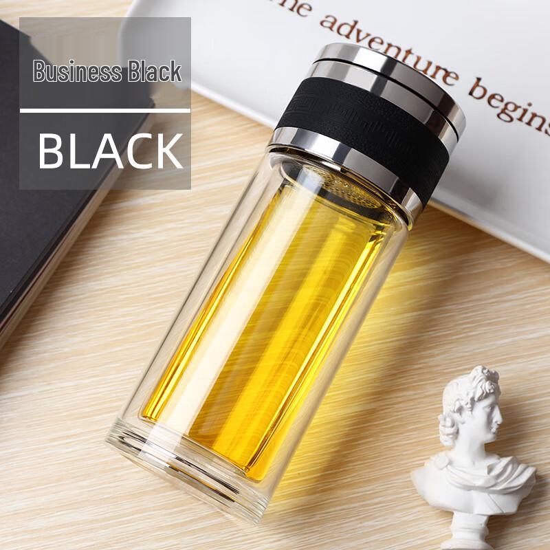 SX Portable Double-Wall Tea Infuser Glass Bottle