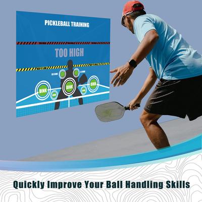 Pickleball Dink Pad for Walls Pickleball Training Poster Mat Dink Master Exercise Rebounder Aids for Pickleball Dink Training