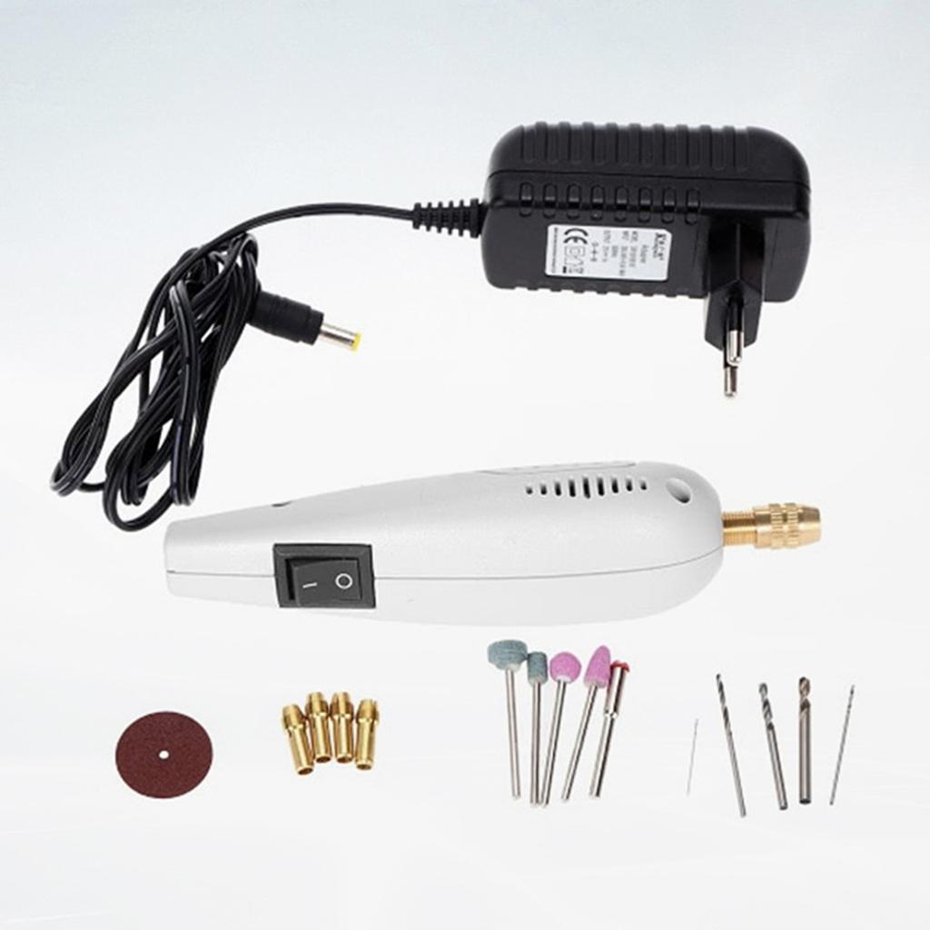 Mini Electric Drill Accessories Drill Bits Woodworking Tools Electric Rotary Tool Mini Drill Grinder Tool 12000rpm