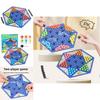 Wooden Childrens Magnetic Puzzle Board Game With Twoinone Checkers For Kids Playroom