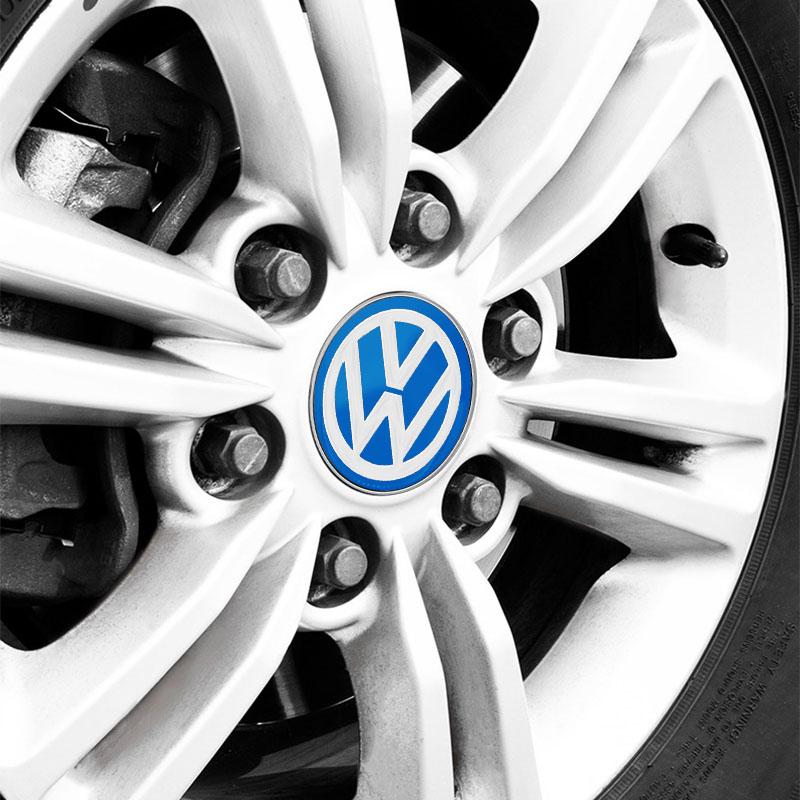 4Pcs 60MM Car Wheel Center Hub Caps Protector Badge Car Accessories For Volkswagen Polo Golf-4 5 6 7 MK5 MK6 MK7 Tiguan Passat 3B7