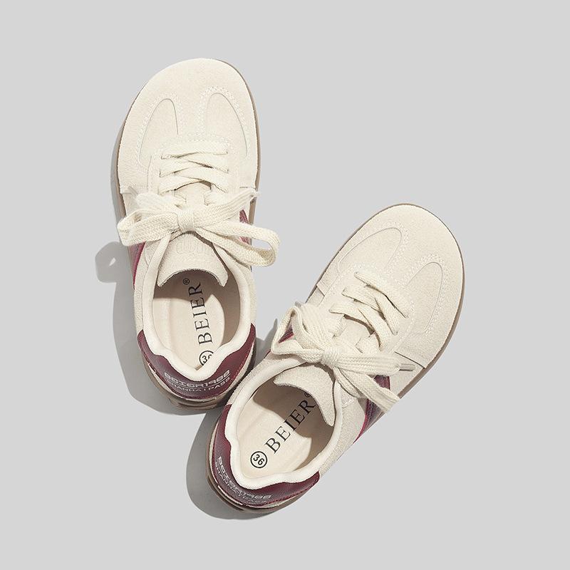 Красивые ретро кофейные кроссовки 22 новые весенне-осенние нишевые немецкие тренировочные кроссовки повседневная обувь LZ1 35