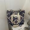 Fashionable Urban Canvas Tote Bag For Women 2023 Large Capacity Shoulder Bag