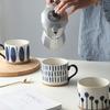 Japanese Coarse Color Ceramic Water Cup Hand Painted Teacup Coffee Underglaze Mug Breakfast Couple Cup