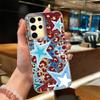Capa de Celular Feminina INS Moda Listras de Onda Leopardo para Samsung Galaxy S25 S24 S23 S22 S21 S20 FE Plus Ultra Capa Shell