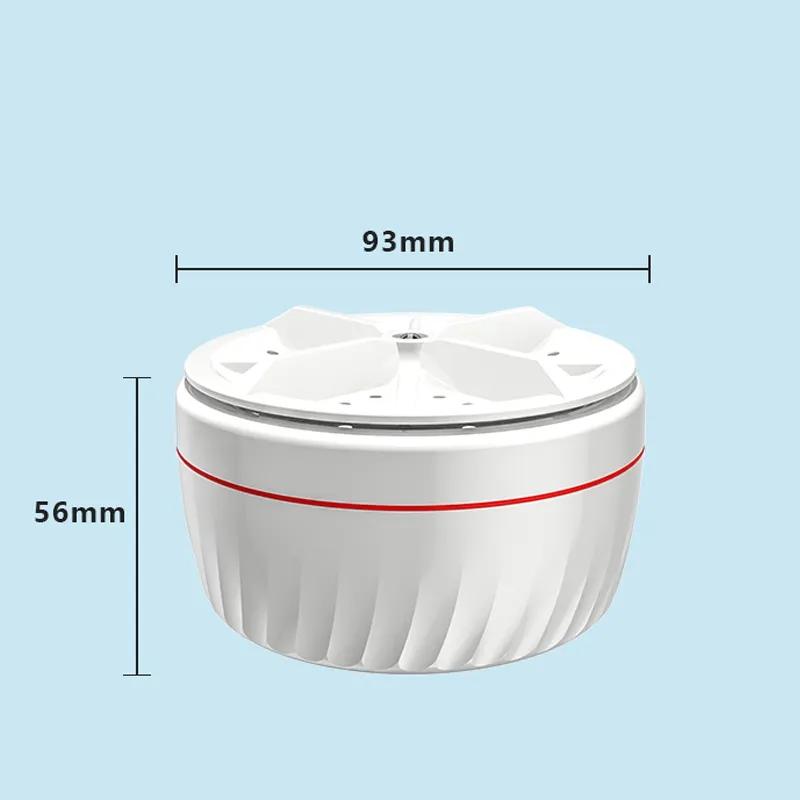 Mini Tragbare Waschmaschine für Zuhause Schlafsaal Unterwäsche und Socken Mini-Turbine Faul Kompakt Waschmaschine
