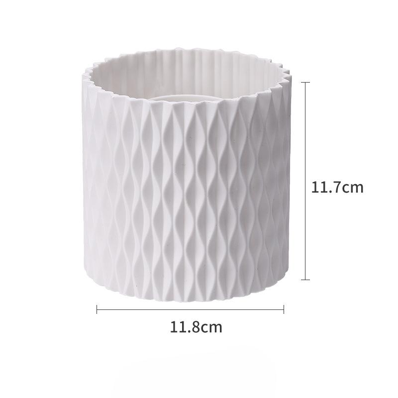360-degree Rotating Makeup Brush Bucket Brush Storage Box Lipstick Eyebrow Pencil Eye Shadow Brush Dust-proof Pen Holder