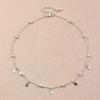 Boho Star Moon Heart Snake Sequin Pendant Necklace Ladies Multilayer Gold Metal Clavicle Necklaces Girls Jewelry