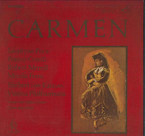 

LP Record KARAJAN VIENNA PHILHARMONIC Bizet Carmen SRA205254 VICTOR Japan Classical Used