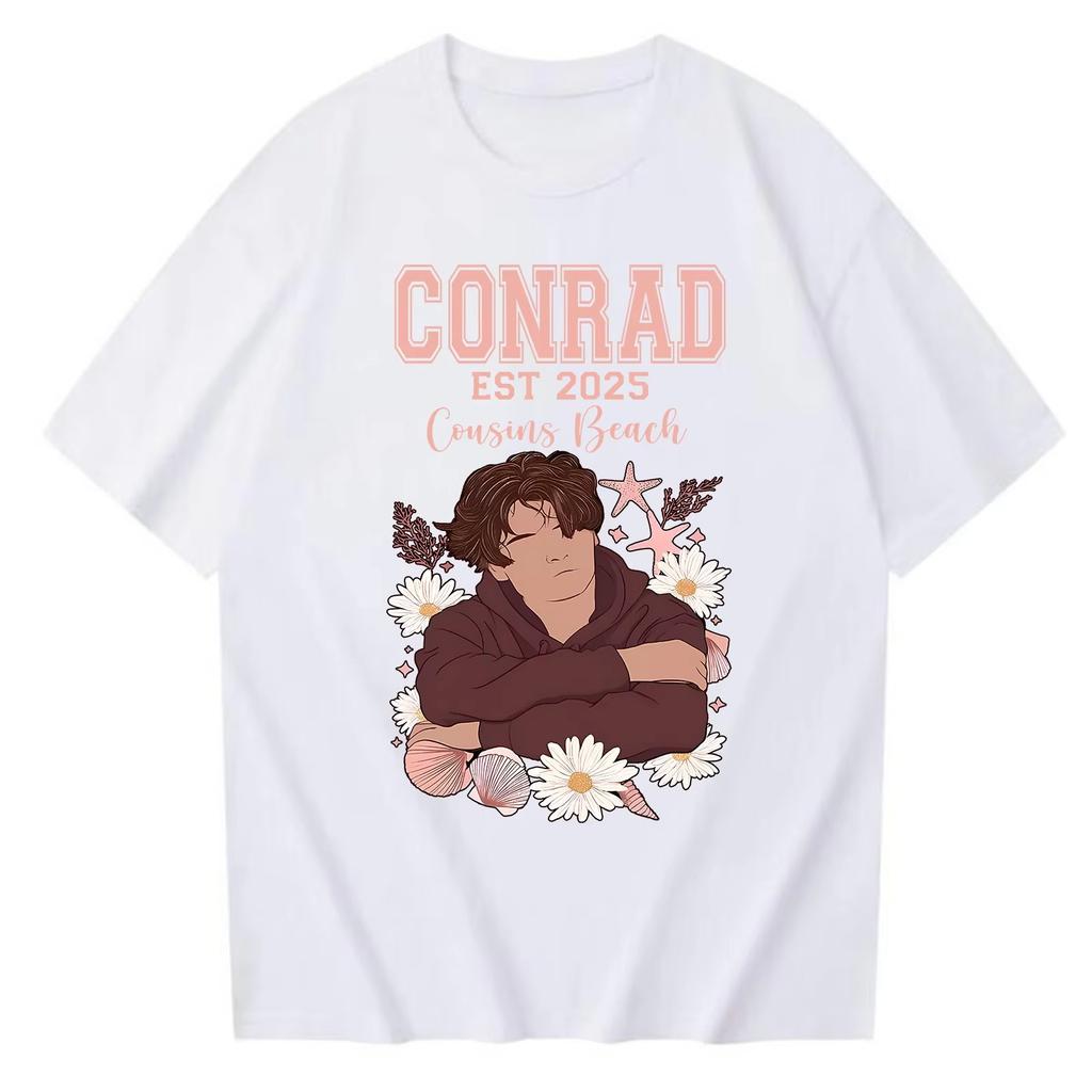 Team Conrad The Summer I Turned Pretty TShirt Cousins Beach Belly Jeremiah 2026 Spring Summer New Fashion T Shirt for Fans Gift