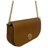 Tory Burch Chelsea Metal Logo Chain Shoulder Strap Leather Crossbody Bag Women Bags Brown 153566-908