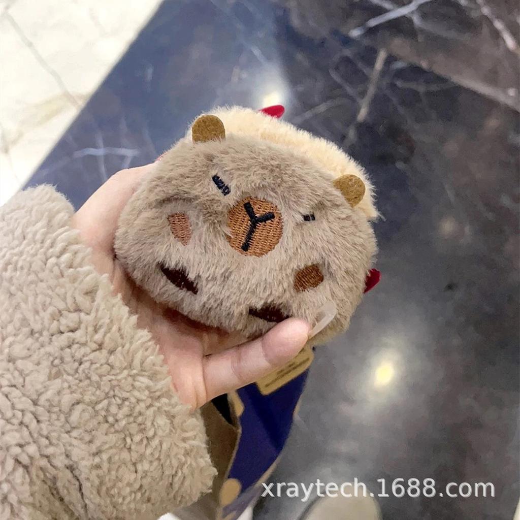 Cute Capibara plush capybara earphone cover for Apple AirPods1 protective case AirPods pro1