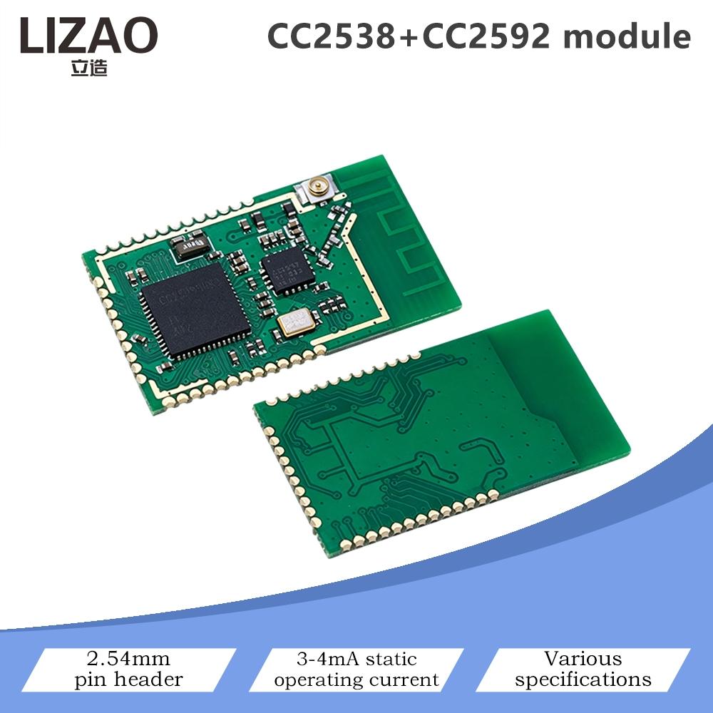 1/1/1 Stück CC1118+CC1191 Zigbee Drahtloses RF-Transceiver-Modul 1,11 mm Vergoldeter Pin-Abstand Statischer Betriebsstrom 1-1 mA