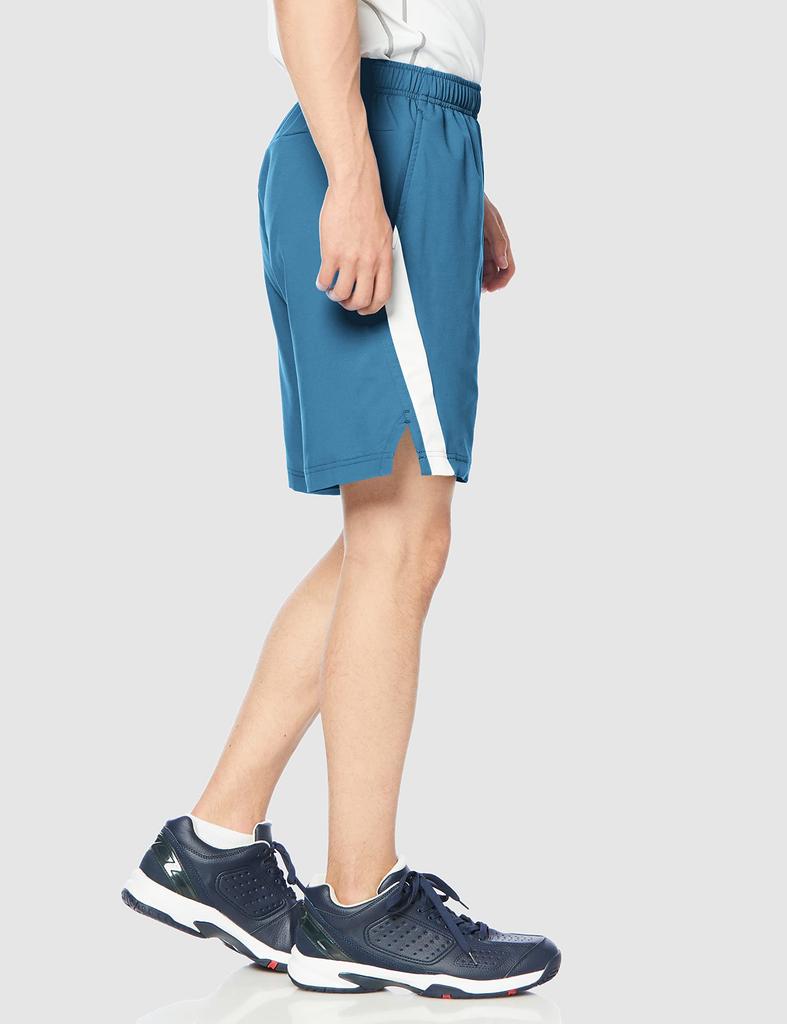 Jogo Tênis Badminton Associação Badminton Japão Oficialmente Unissex 62JBB022 Azul M [Mizuno] Calças, Shorts, Aprovado, Marinho/Branco/Branco