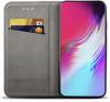 Case with a FLIP for SAMSUNG GALAXY S10E SMART BOOK MAGNET CASE BLACK + GLASS