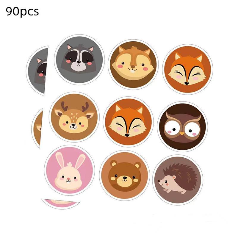 Woodland Animal Jungle Forest DIY Party Decoration Plate Cup Tablecloth Birthday Party Baby Shower Kids Birthday Party Supplies 5
