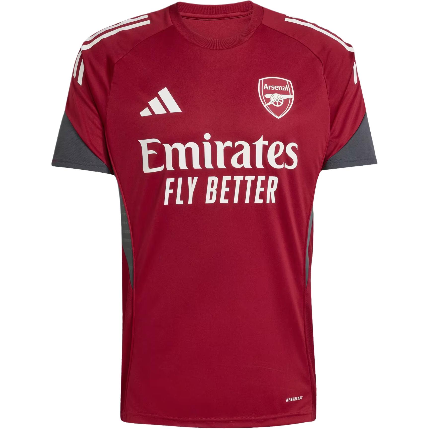 Adidas Aeroready Arsenal Team Skin-Friendly Comfortable Football Shirt Men tops JI9568 L