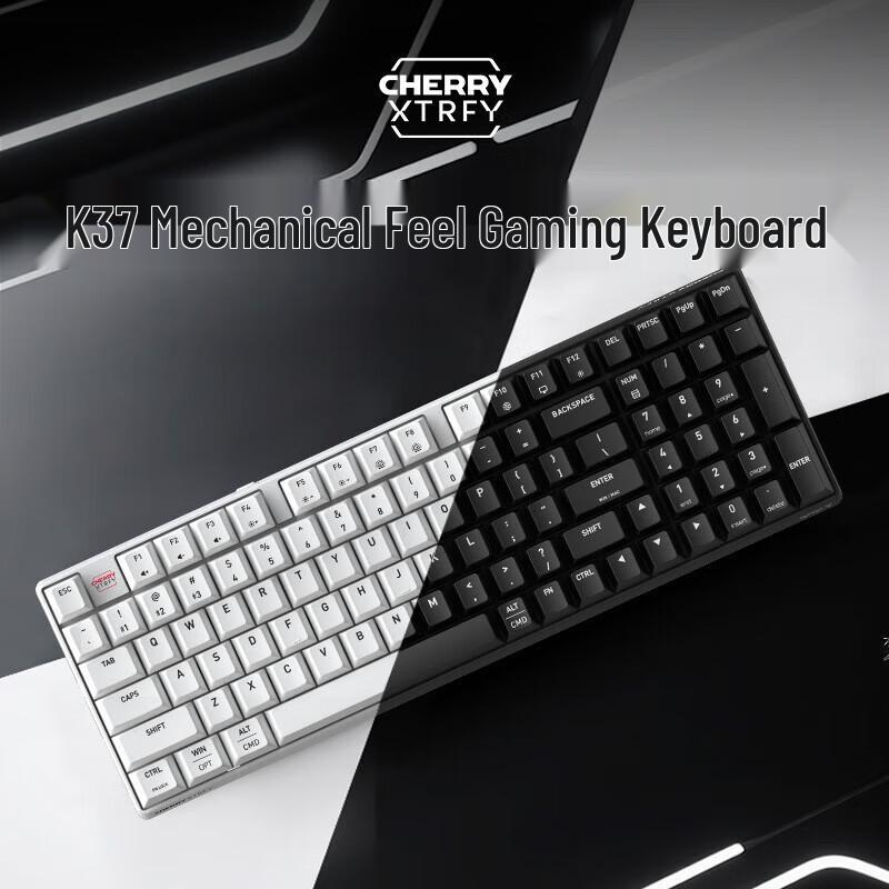 CHERRY K37 98-Key Tri-Mode Wireless Membrane Gaming Keyboard