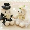 Wedding Gift, Wedding BearWelcome Bear, Pair Set of 3 Sizes (Large)