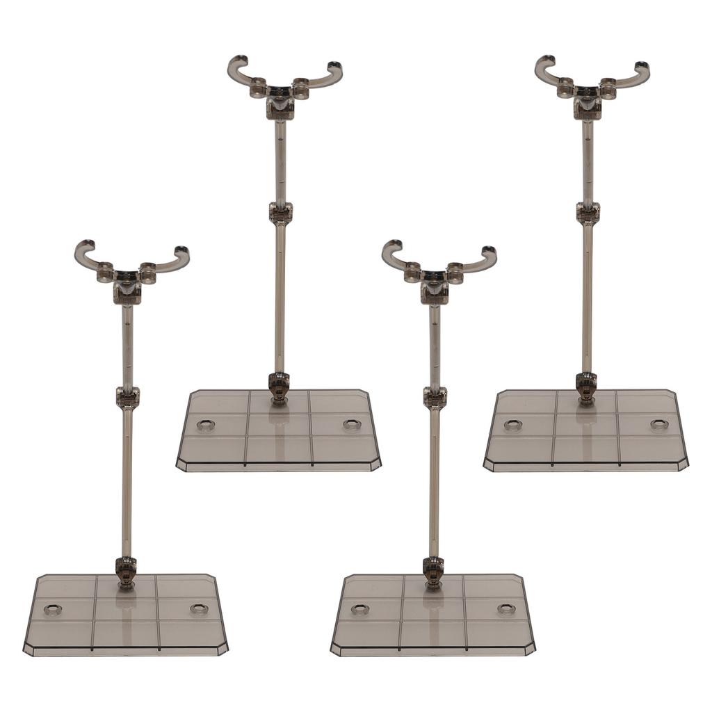 5 Pcs Action Figure Stand Black Plastic Doll Model Display Holder Support Stand for 1144 Toy
