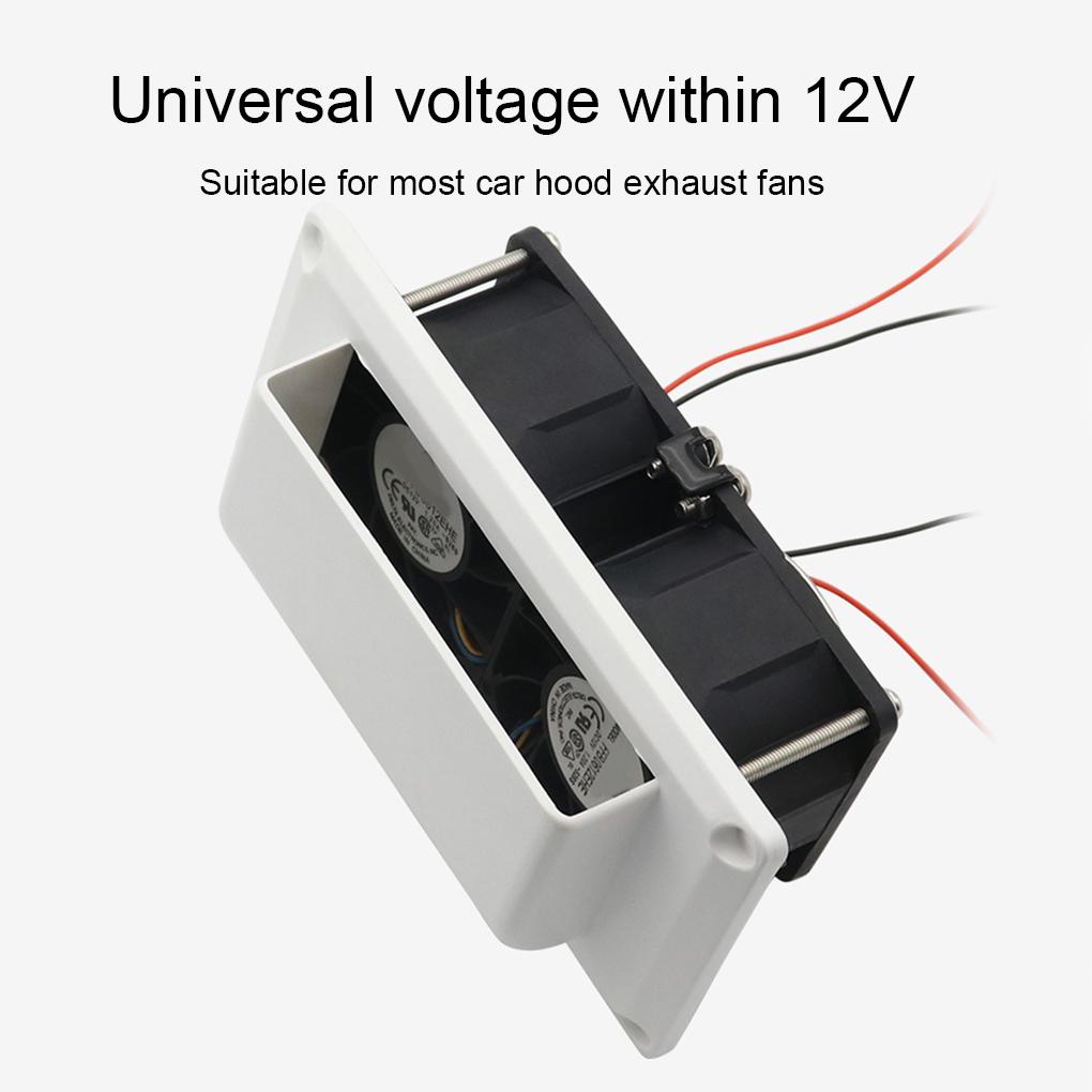 Universal RVs Side Air Vent Ventilation Exhaust Fan Low Noise Automotive