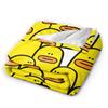 Cute Cartoon Duck  Blanket  Super Soft Fashion Plush Throw Blanket For Children Couch Bed Flannel Bedspread Bed Cover