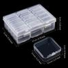 1 Set Bead Storage Box Mini Transparent Plastic Bead Storage Containers Portable Organizer Box For Jewelry Diamond Bead Pill