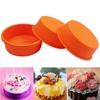1/4pcs Silicone Cake Molds 5 Inch Baking Decoration Mold Dishwasher Safety Round Cake Pan  Baking