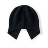100% Pure Cashmere Beanie Hat Women Men Winter Warm Ear Protection Knit Cap Minimalist Style