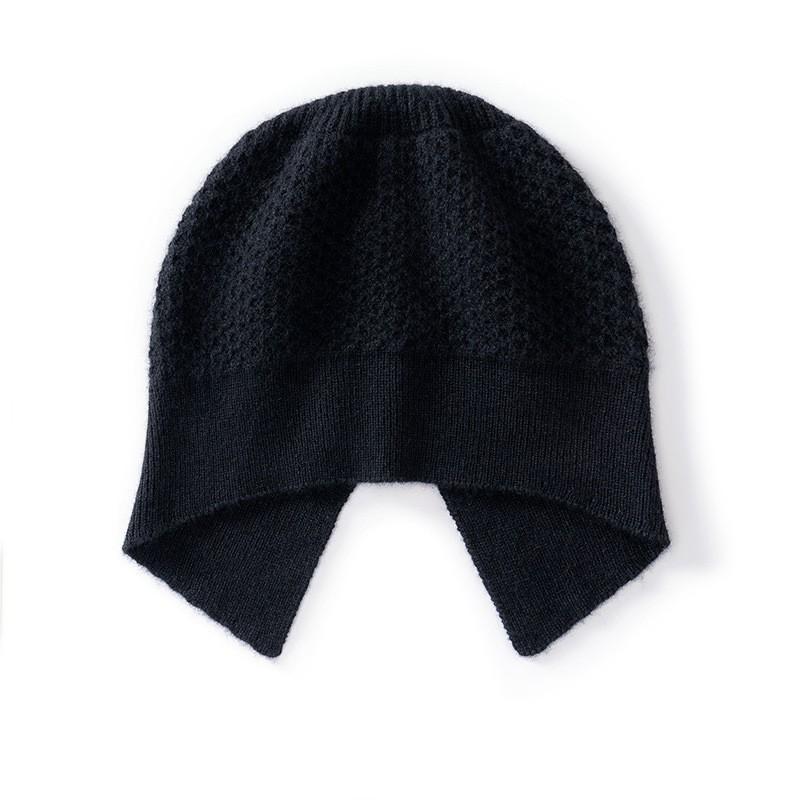 100% Pure Cashmere Beanie Hat Women Men Winter Warm Ear Protection Knit Cap Minimalist Style