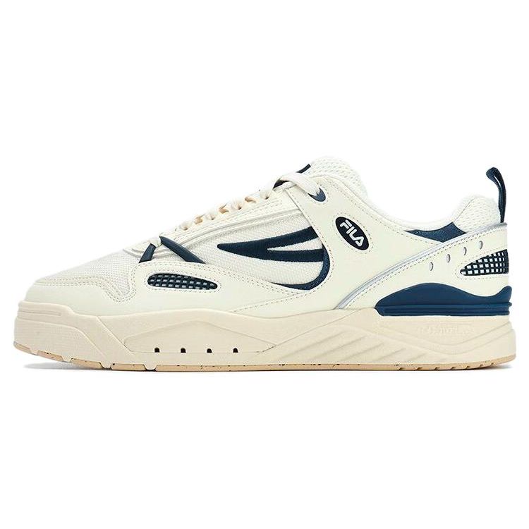 Fila Slam Synthetic Leather Low-Top Sneakers Men Sneakers White Blue F12M321203FAM