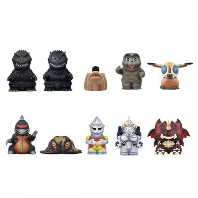 Godzilla Godzilla  Soft Vinyl Puppet Mascot 2  1box  10pcs   Reissue 