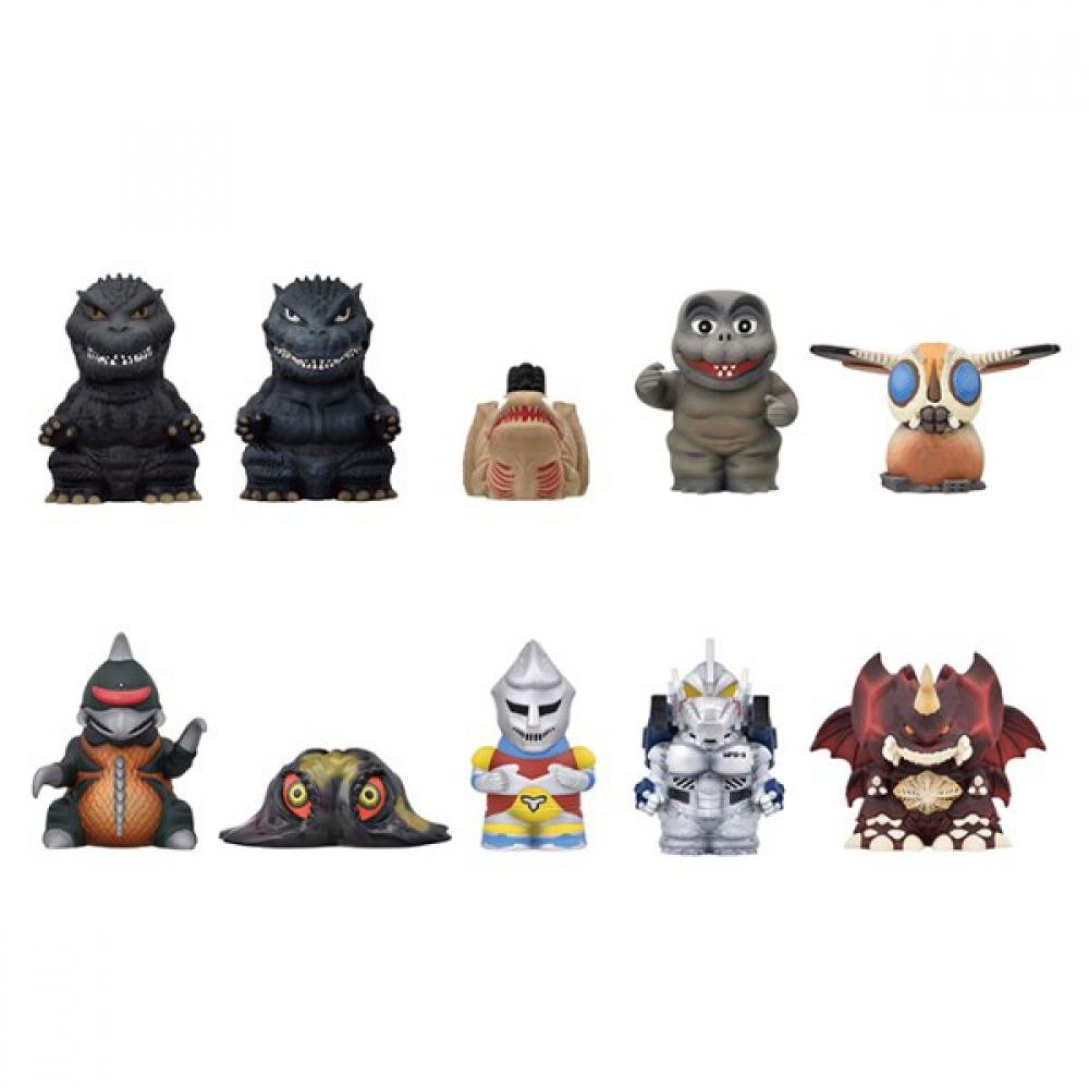 

Godzilla Godzilla Soft Vinyl Puppet Mascot 2 1box 10pcs Reissue
