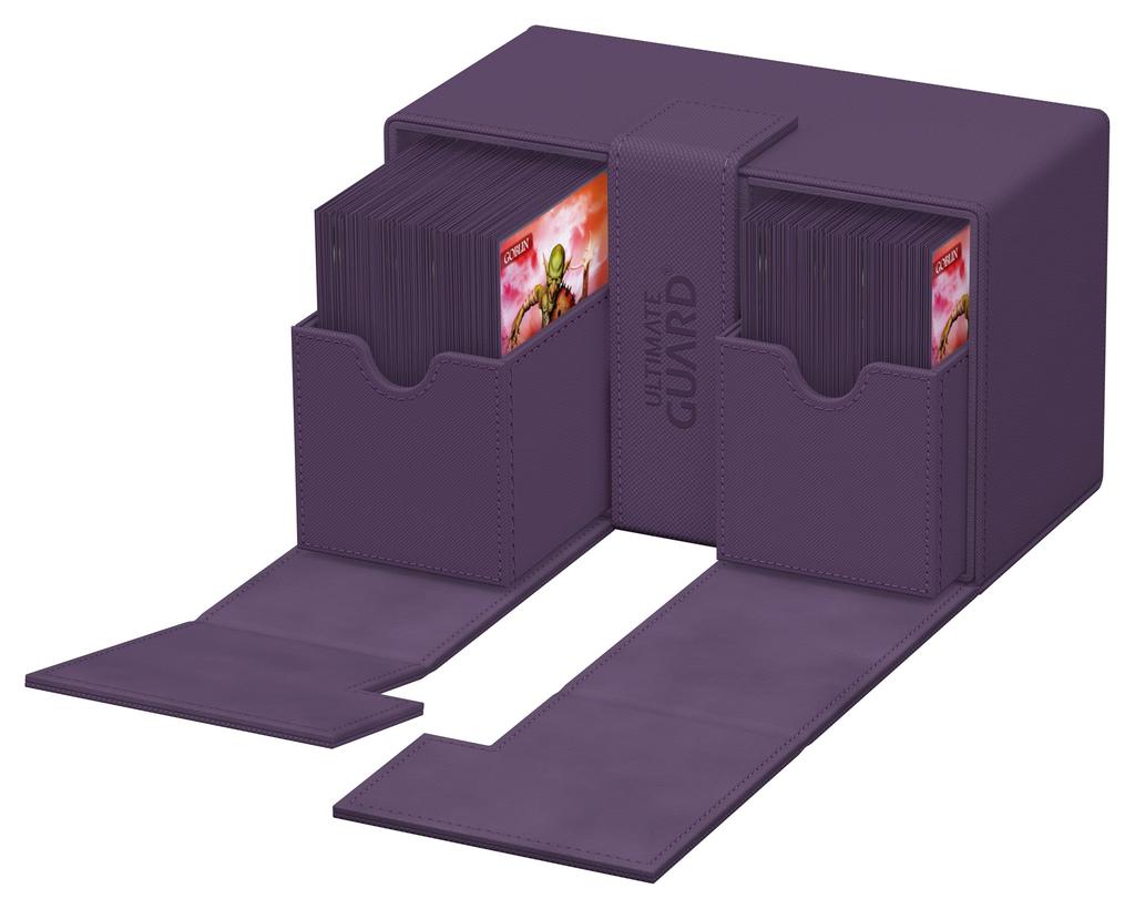 Ultimate Guard Twin Flip Tray Deck Case 160+ Xeno Skin Monocolor (Purple)