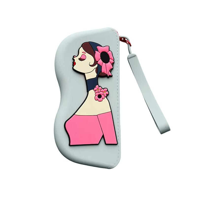 Modische Tragbare Multifunktionale Brillen Tasche Wasserdicht Staubdicht Münzbeutel Silikon Kleine Gegenstände Taschen Brillenetui für Reisen