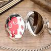 Anime Red Cloud Pocket Watch Men's Fashion Pendant Watch Men's Gift Clock Pocket Watch Christmas Gift