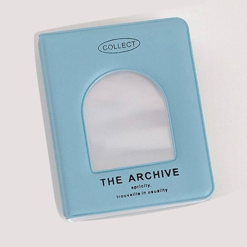 Small Card Collector Binder Holds 40 Cards with Showcases Cover 3Inch Photocard Holders Album Photo Organizers Book