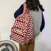 Solid color fashion new college style schoolbag women's large-capacity backpack female college student casual simple canvas