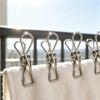 10Pcs Stainless Steel Clothes Clips Available In 2 Sizes For Hanging Clothes Or Drying Clothes Clips Clothes Pegs Clothes Hooks