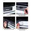 Carbon Fiber Car Door Sill Protector Stickers Auto Accessories For Lexus UX250h RX450h RX300 GX470 CT200h RX400h NX300h RX350