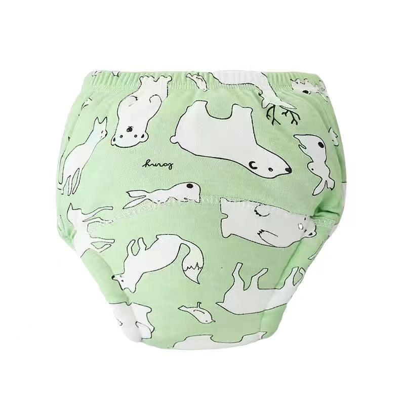 Washable Eco-Cotton Training Pants for Infants & Toddlers - Breathable Cloth Diapers for Learning & Isolation.