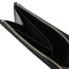 Gione Flip Zip Mini Wallet with PG502ALP BLACK L-Shaped Zipper, Anti-Skimming,