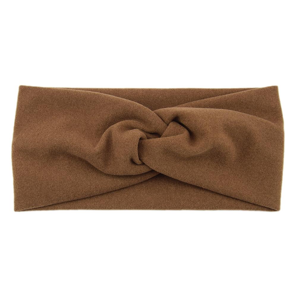 New Wide Cross Headbands For Woman Solid Hairband Elastic Sports Yoga Headwear Girls Hair Band Hair Accessories Korean Style